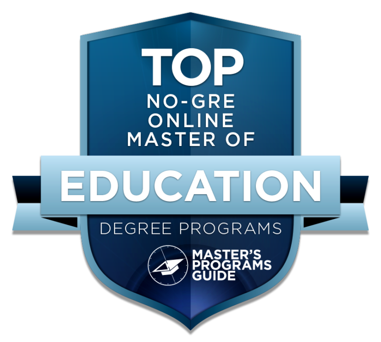 Top 40 NoGRE Online Master of Education Degree Programs Master's